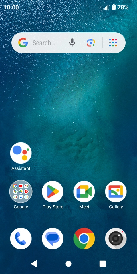 When the battery charging icon is displayed, the battery is charging.