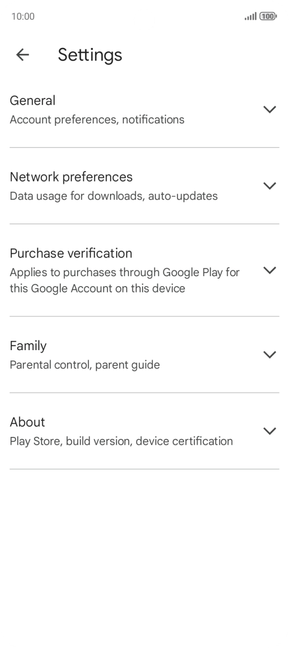 Press Network preferences.