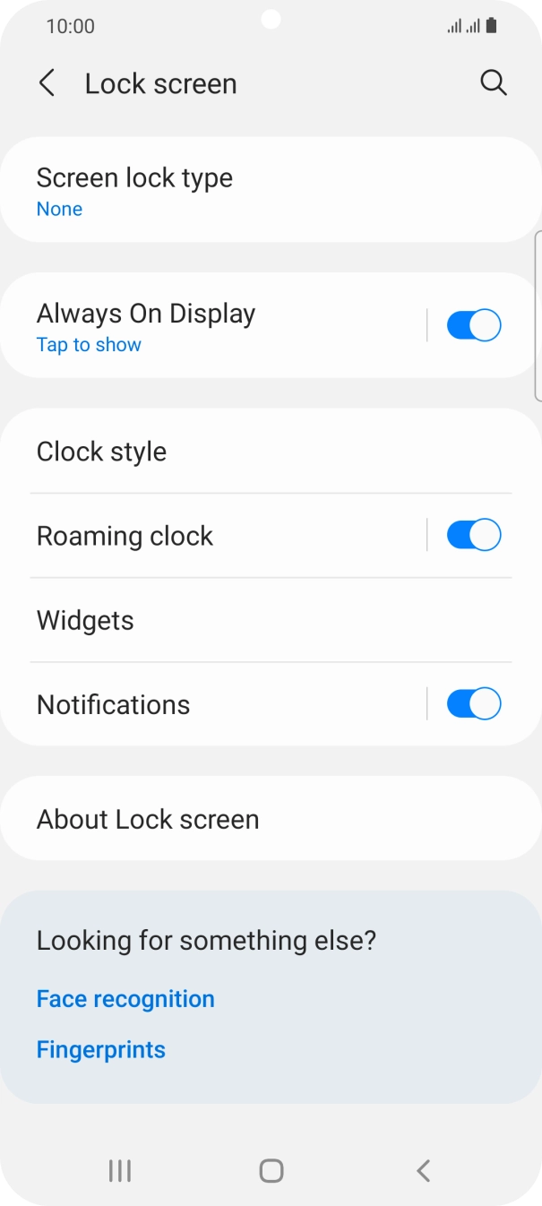 Press the Home key to return to the home screen.