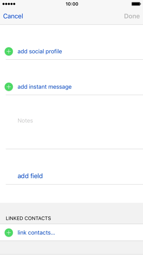 Press link contacts....