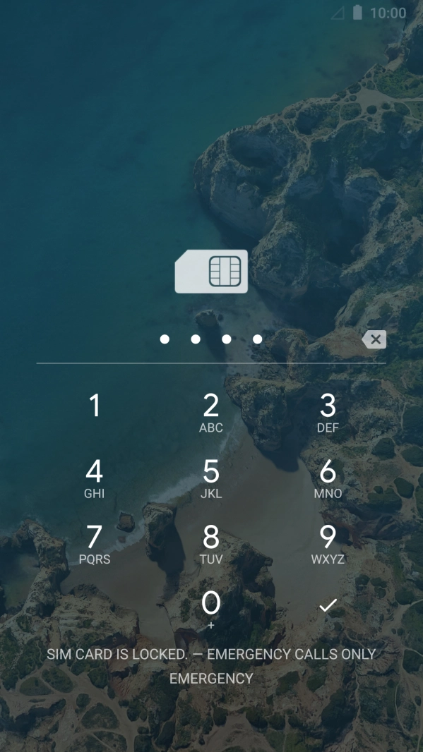 If you're asked to key in your PIN, do so and press the confirm icon.