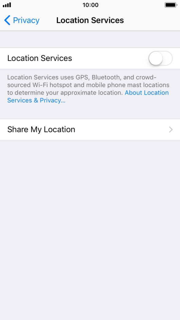 Press the indicator next to Press the indicator next to