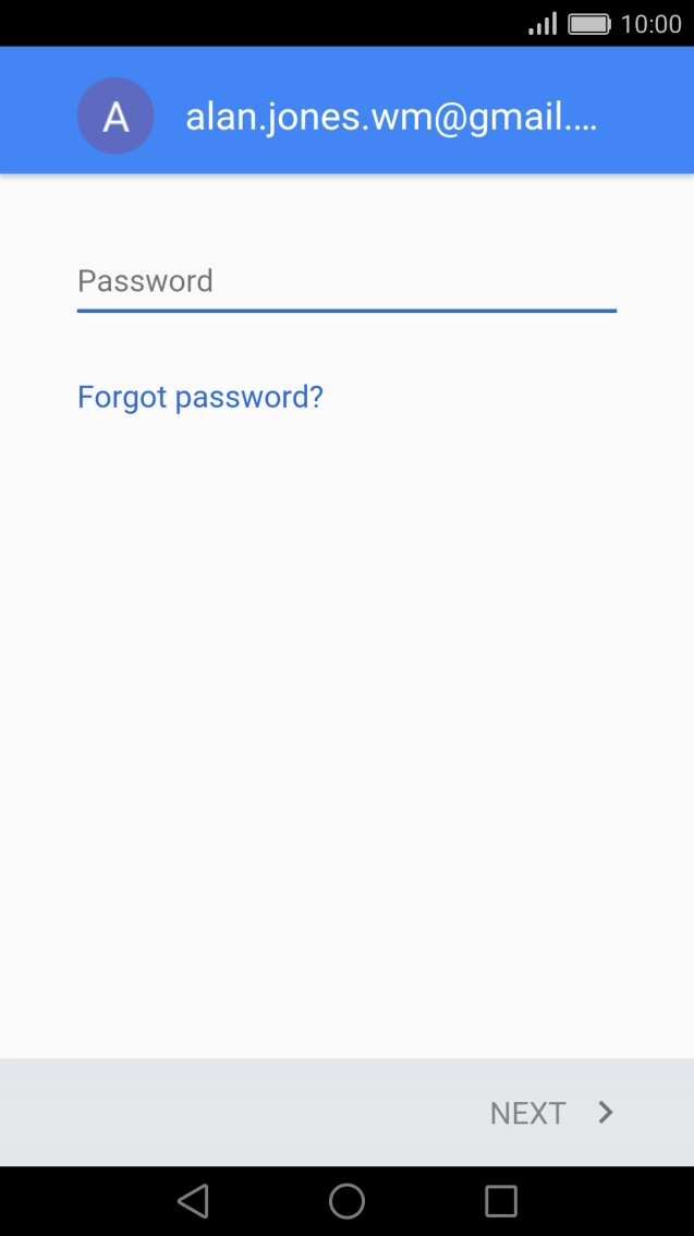 Press the field below 
