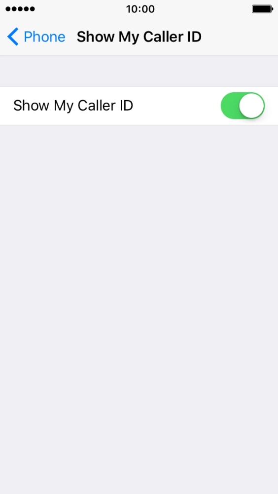 Press the indicator to turn the function on or off.