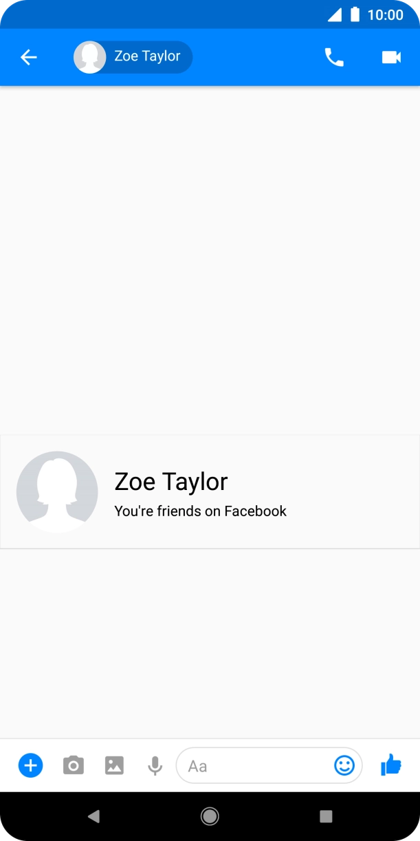 Press the text input field.