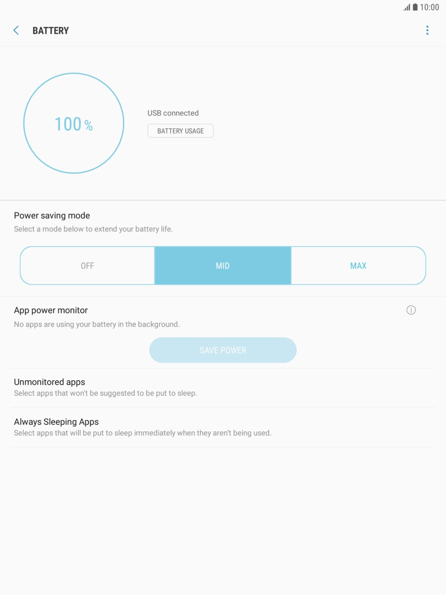 Press the Home key to return to the home screen.