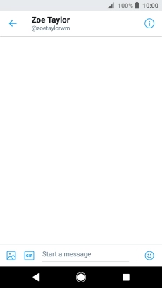 Press the text input field.