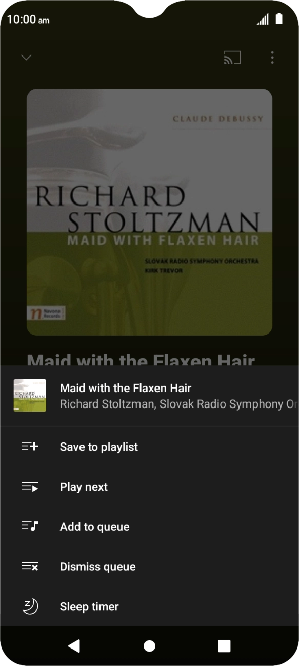 Press Save to playlist.