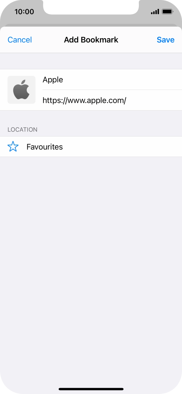 Press the field below 