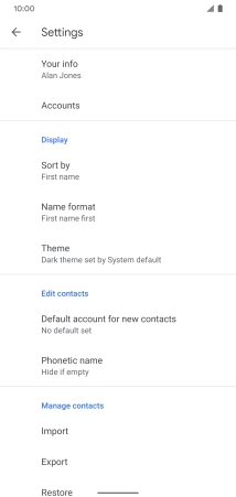 Press Import. Press Import.