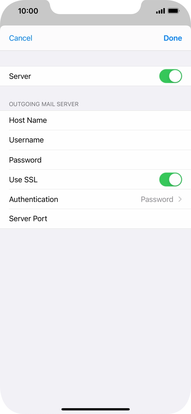Press Authentication.