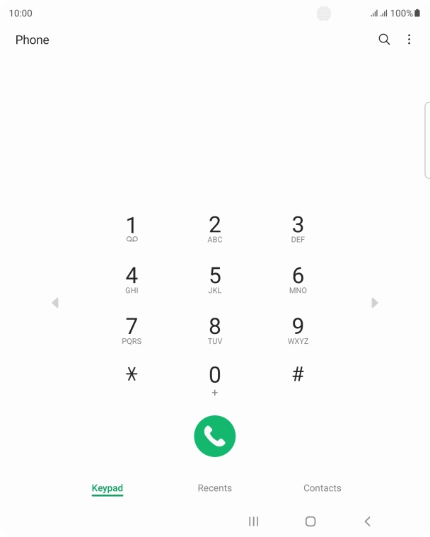 Press the menu icon. Press the menu icon.