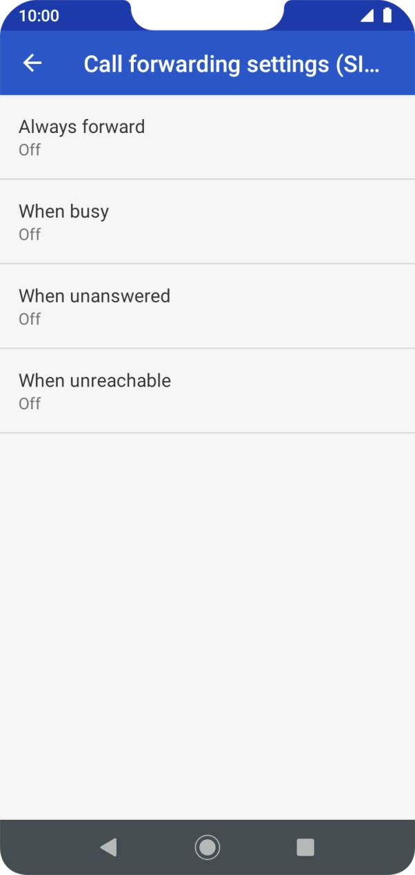 Press the Home key to return to the home screen.