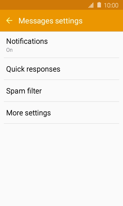 Press More settings. Press More settings.