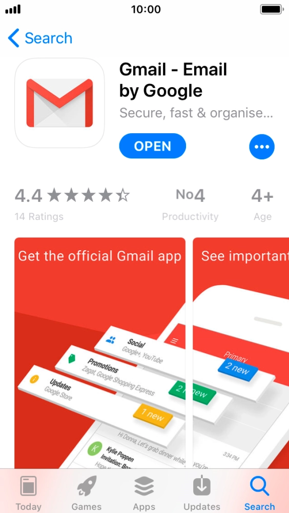 Press the Home key to return to the home screen.