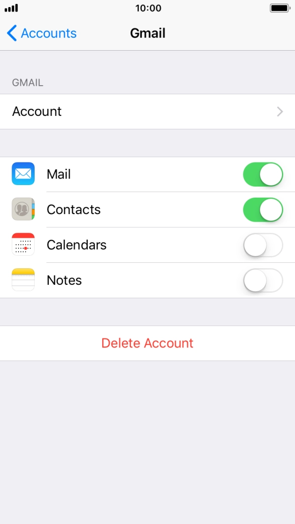 Press the Home key to return to the home screen.