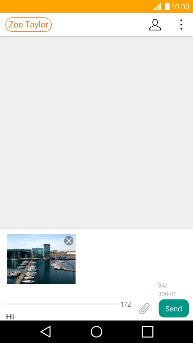 Press Send. Press Send.