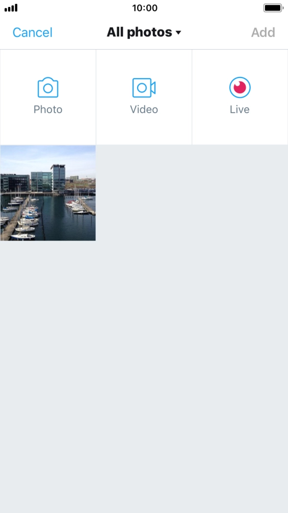 Press the required picture. Press the required picture.