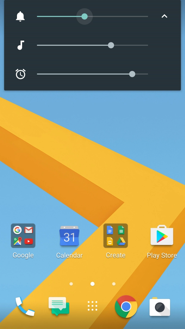 Press the sound mode icon the necessary number of times to turn vibration on or off.