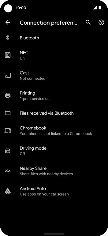 Press NFC. Press NFC.