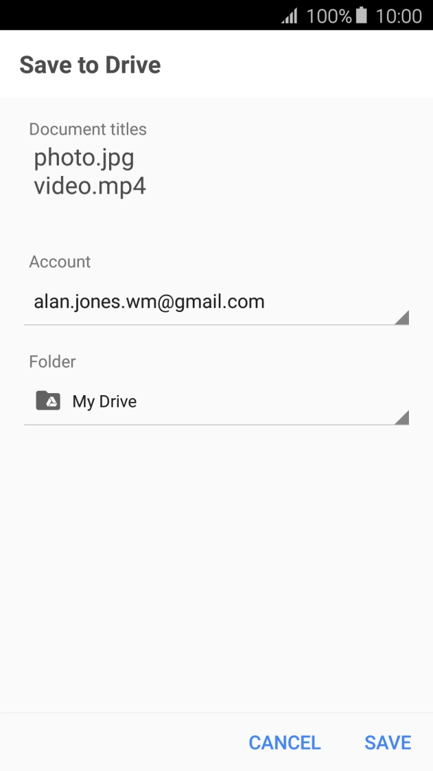 Press the field below 