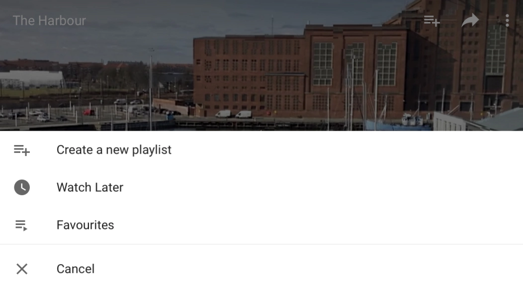Press the required playlist.