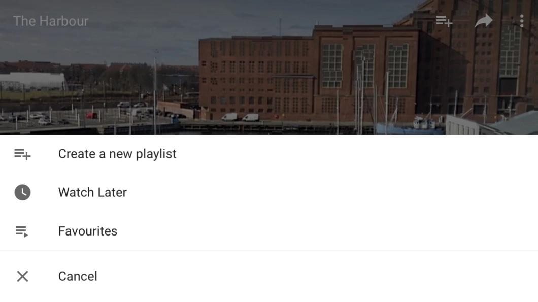 Press the required playlist.