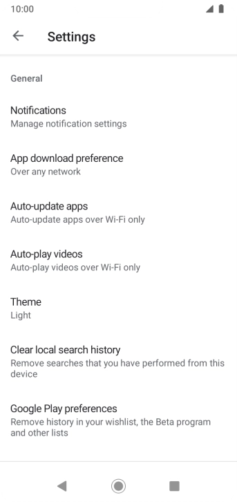 Press Auto-update apps. Press Auto-update apps.