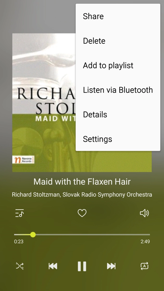 Press Add to playlist.