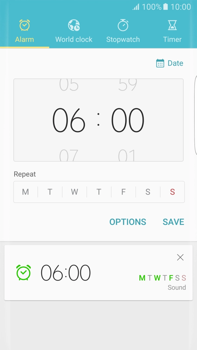 Press the Home key to return to the home screen.
