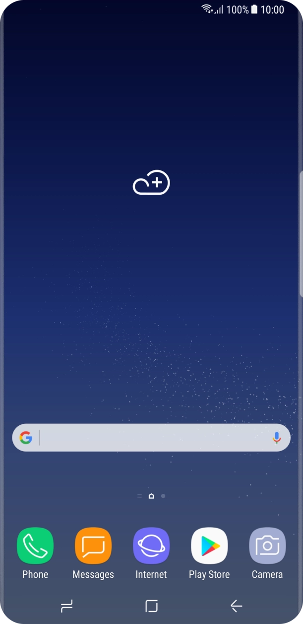 The Wi-Fi icon shows that your phone is connected to a Wi-Fi network.