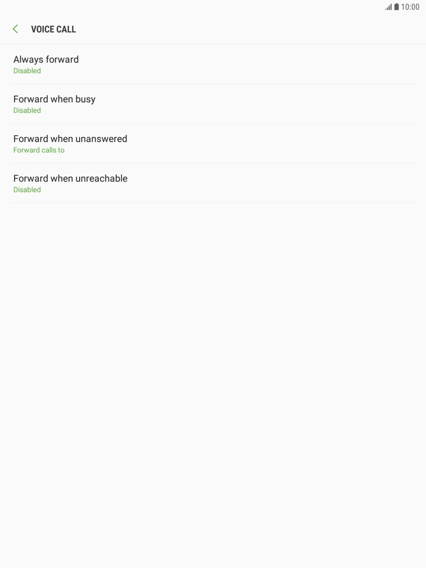 Press the Home key to return to the home screen.