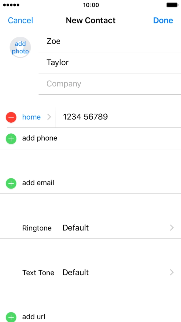 Press Done. Press Done.