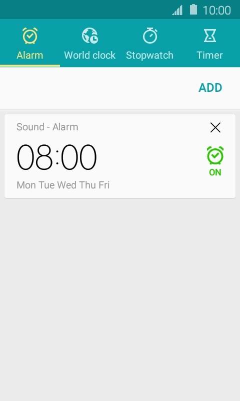 Press the Home key to return to the home screen.
