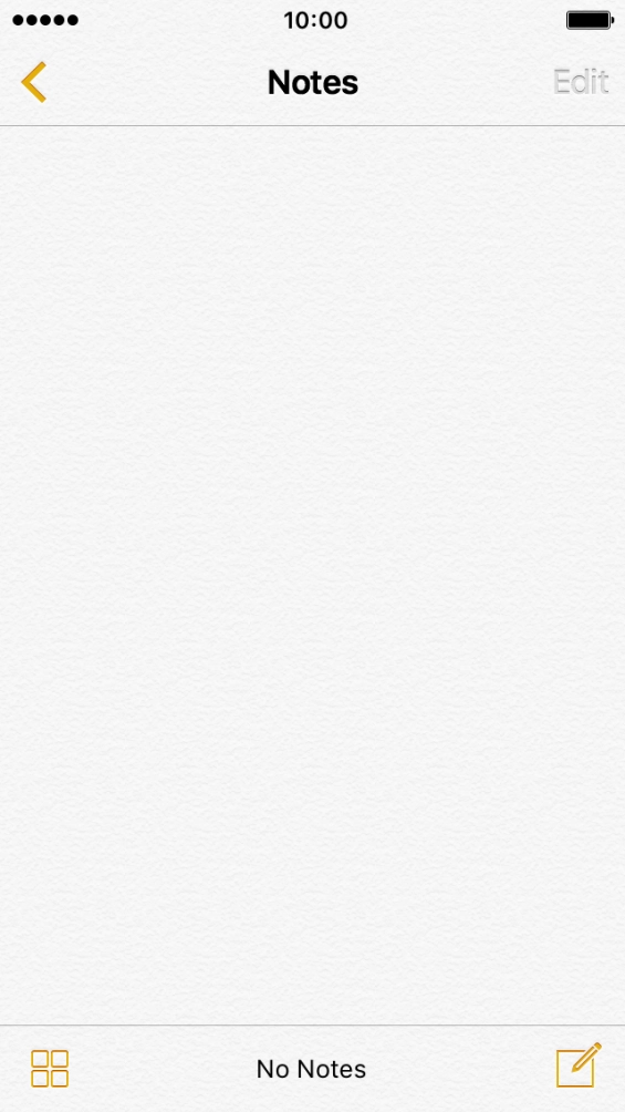 Press the new note icon and write the text for your note.