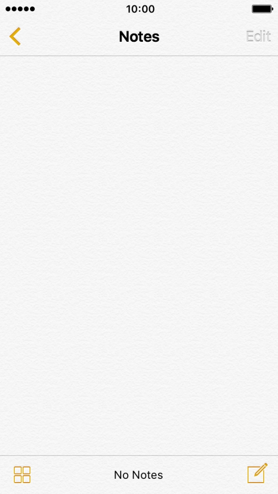 Press the new note icon and write the text for your note.