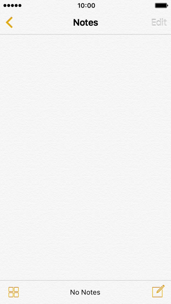 Press the new note icon and write the text for your note.