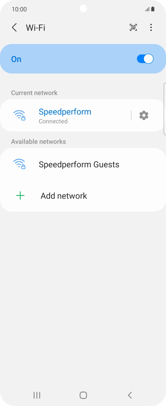 Press the Home key to return to the home screen.