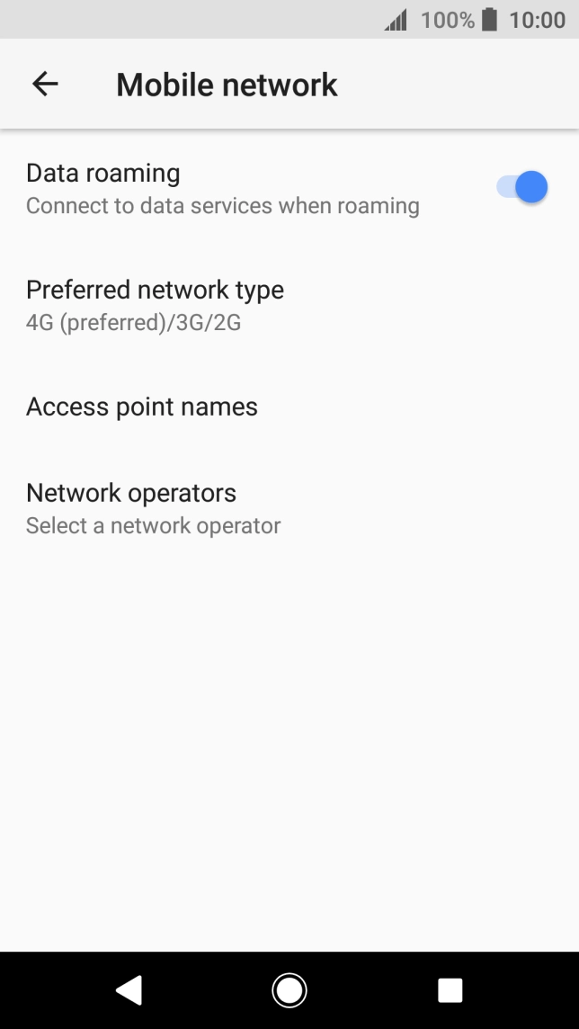 Press the Home key to return to the home screen.