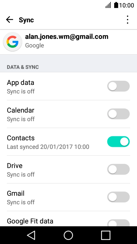 Press the Home key to return to the home screen.