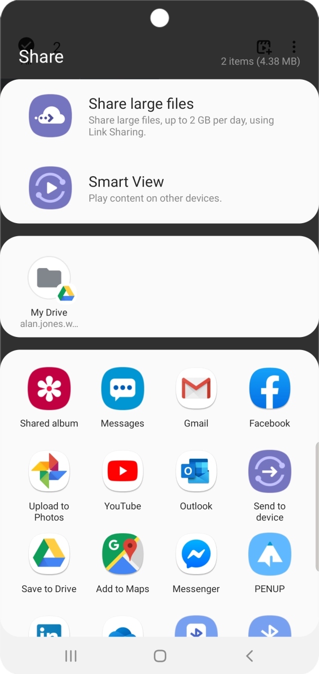 Press Save to Drive.