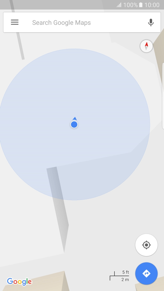 Press the search field and key in the required destination.