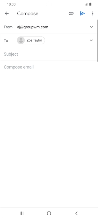 Press Subject and key in the required subject. Press Subject and key in the required subject.
