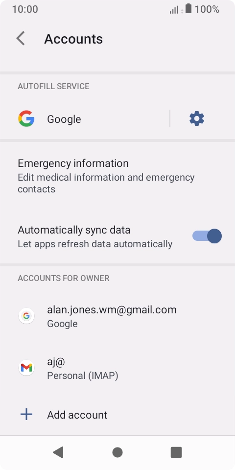 Press the Home key to return to the home screen.