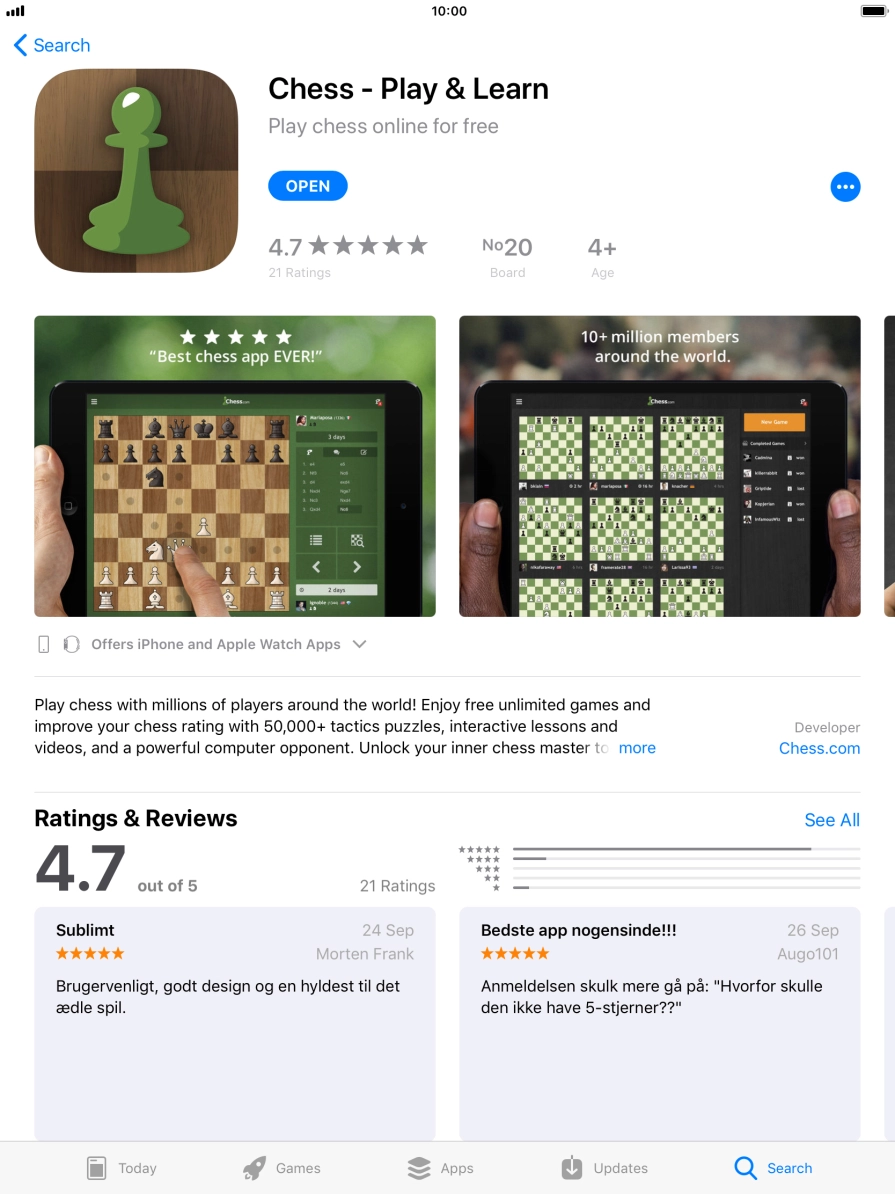 Press the Home key to return to the home screen.