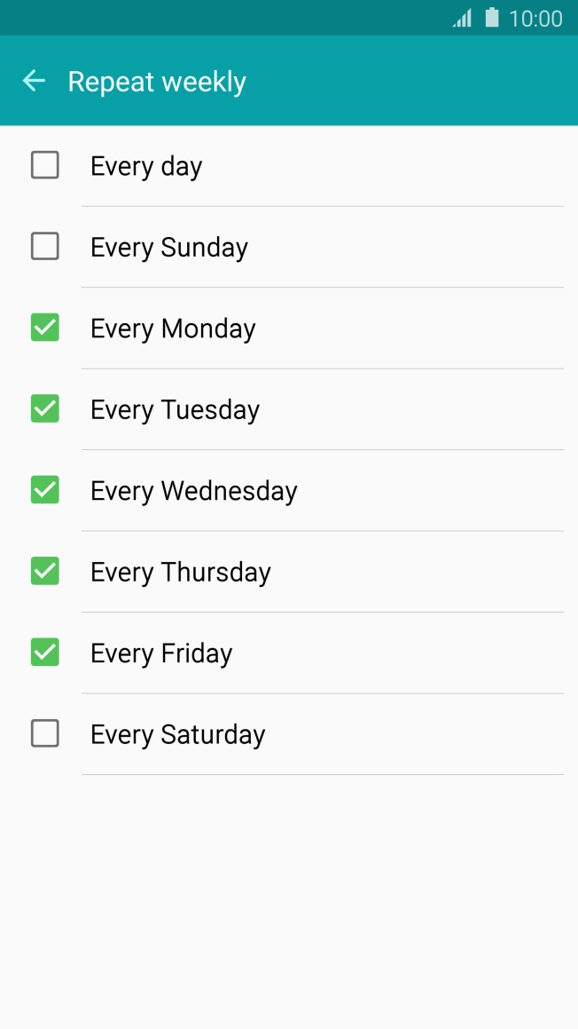 Press the Return key.