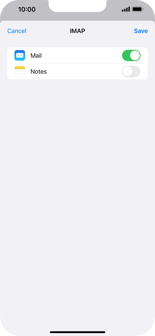 Press Save. Your email account has now been set up. To select more settings for incoming and outgoing server, proceed with the following steps.