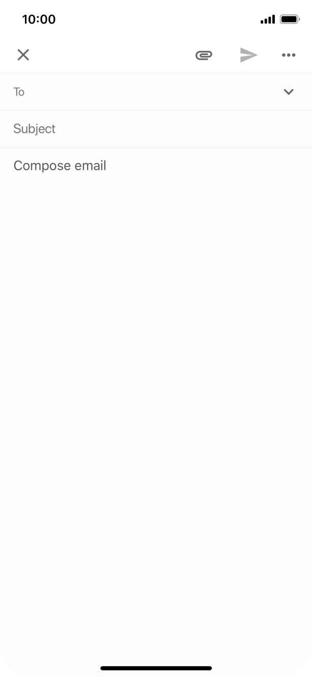 Press To and key in the first letters of the recipient's name.