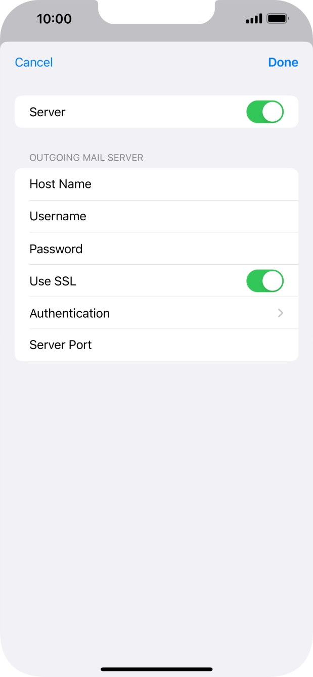 Press Authentication.
