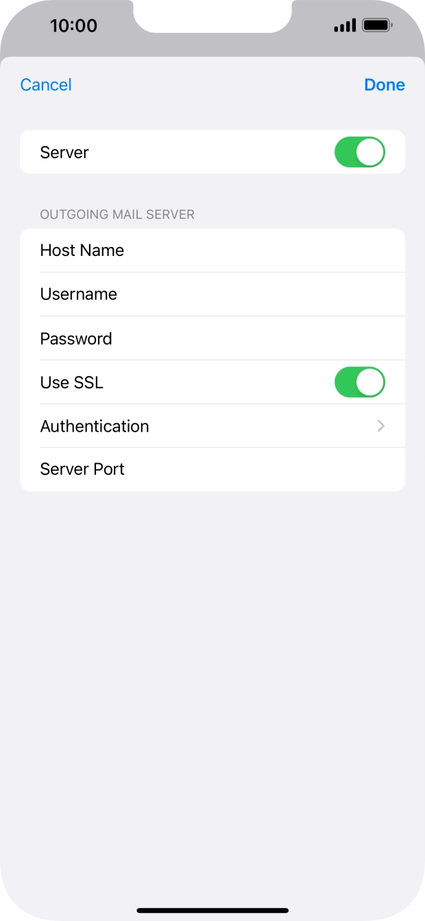 Press Authentication.